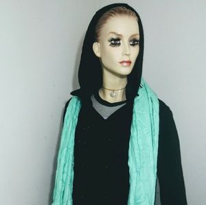 Mint colored pashima